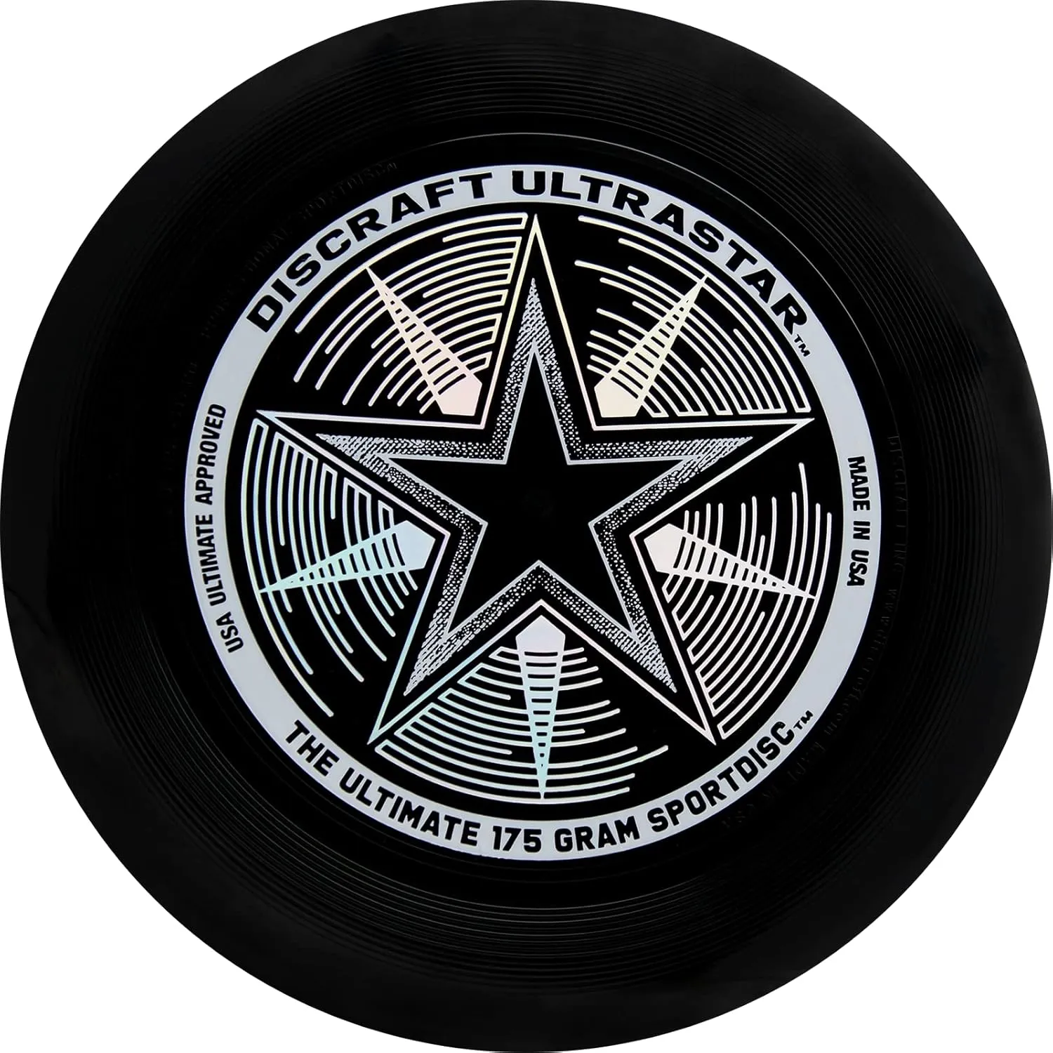 Discraft 175 Gram Black Ultra Star Sport Disc