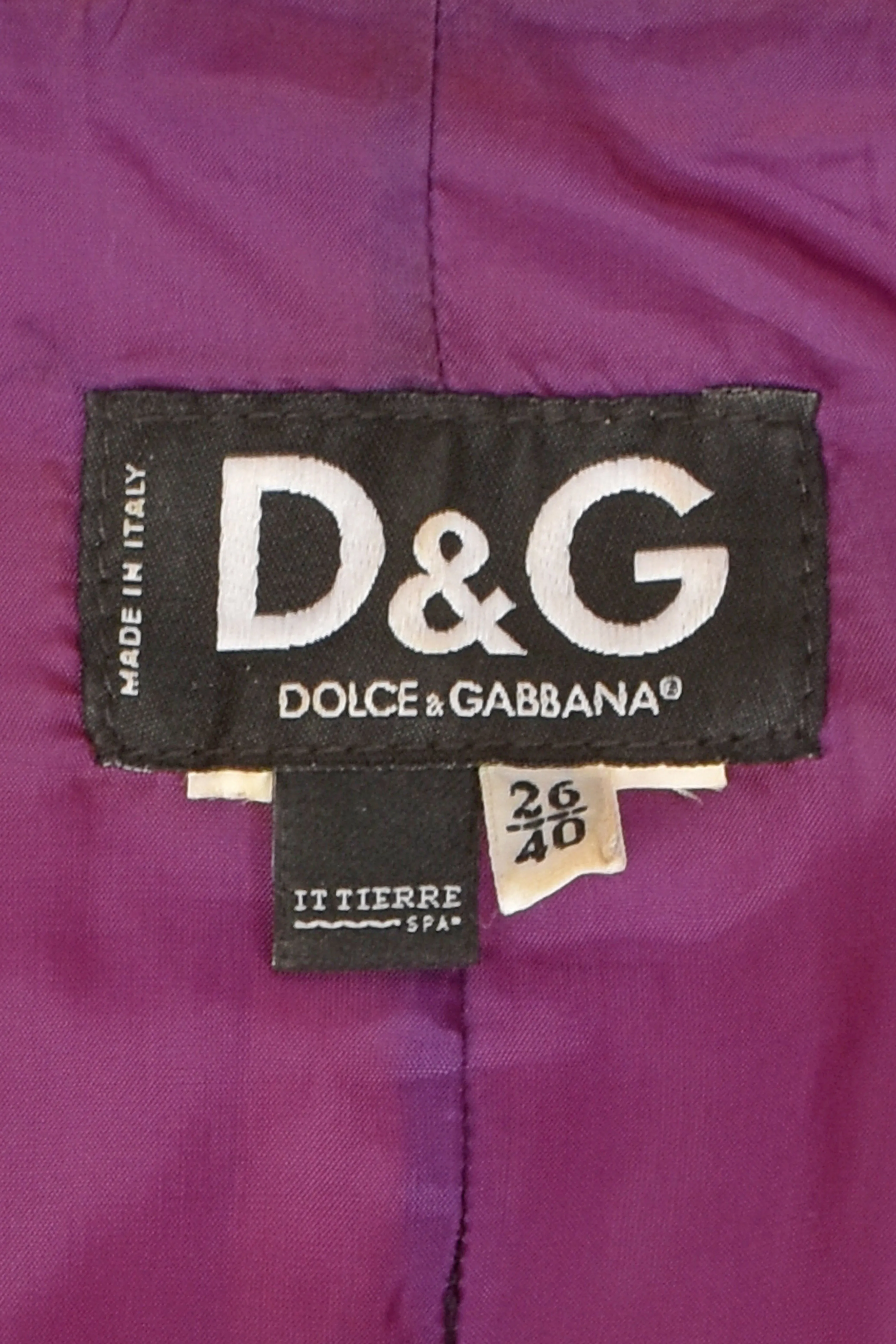 DOLCE & GABBANA YELLOW LEATHER 2 PIECE XS-S