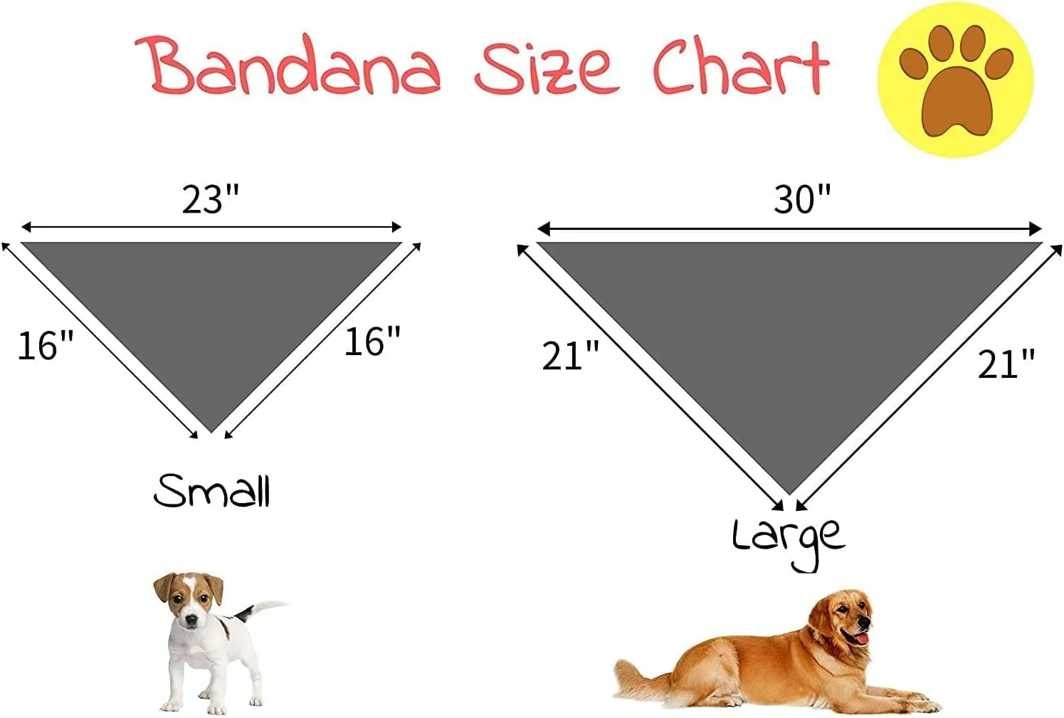 Elegant little tail Dog Bandana, Valentine's 1PC Washable Dog Scarf Female or Male Square Dog Bib Kerchief Scarf Adjustable Pet Bandana for Medium Large Dogs