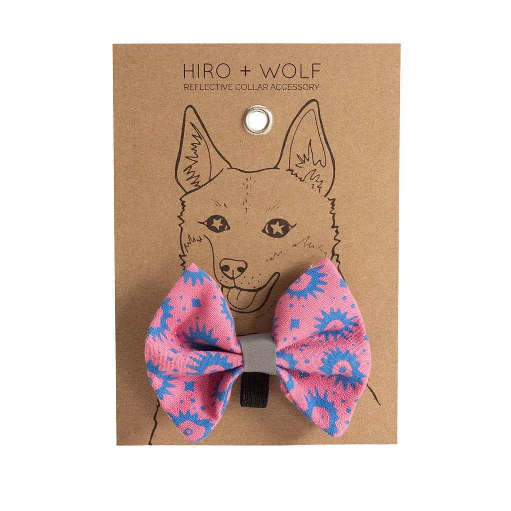 Hiro Wolf Dog Bow Tie: Nebula