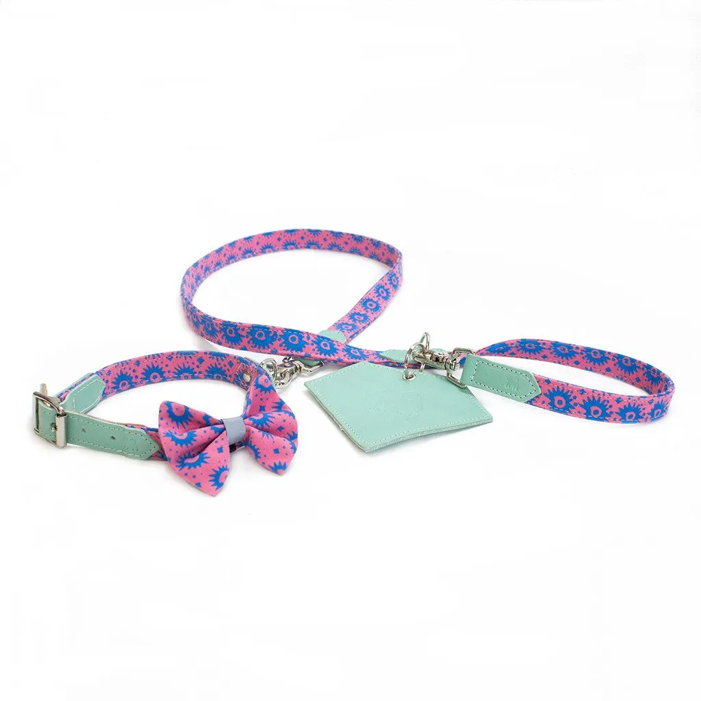 Hiro Wolf Dog Bow Tie: Nebula