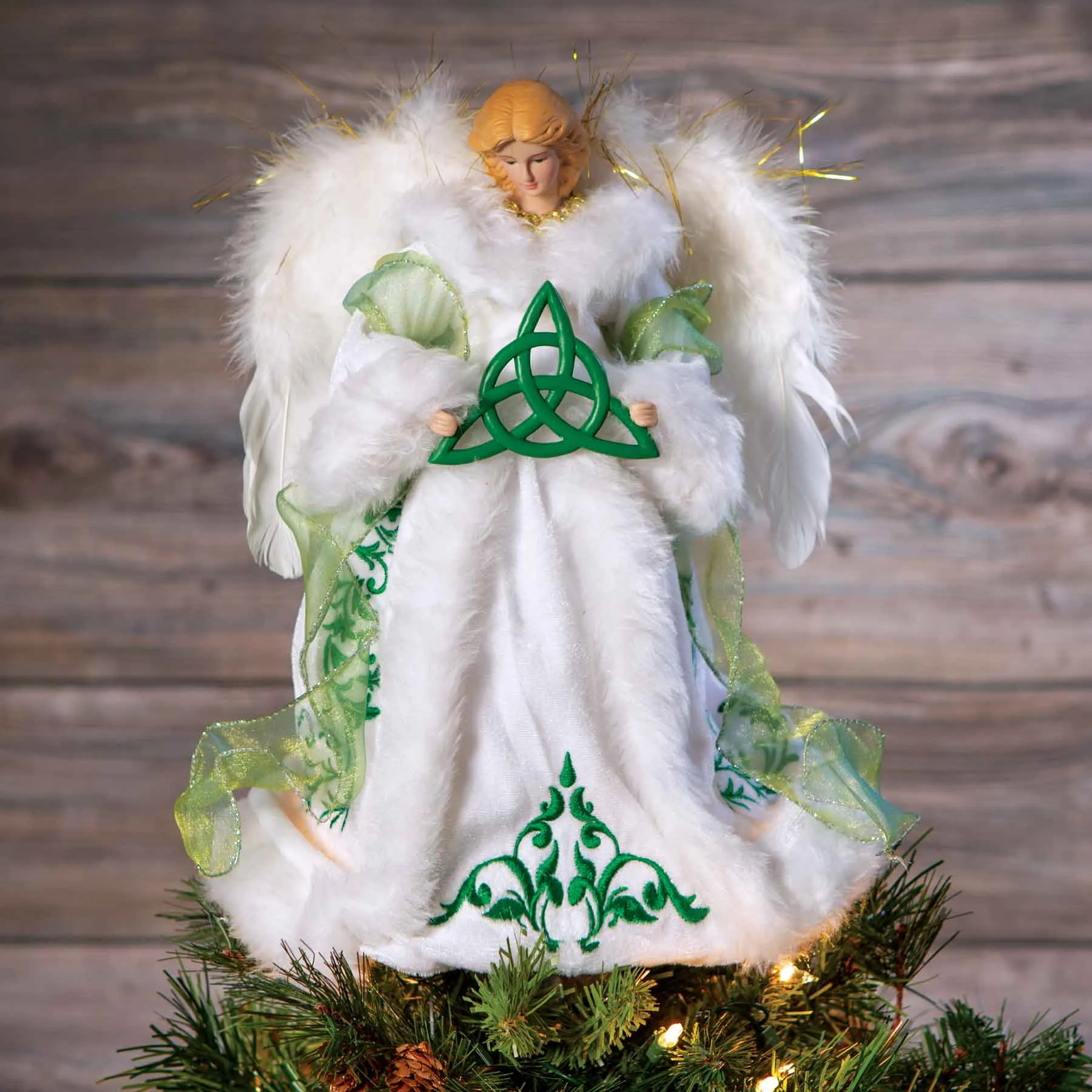 Irish Celtic Angel Tree Topper