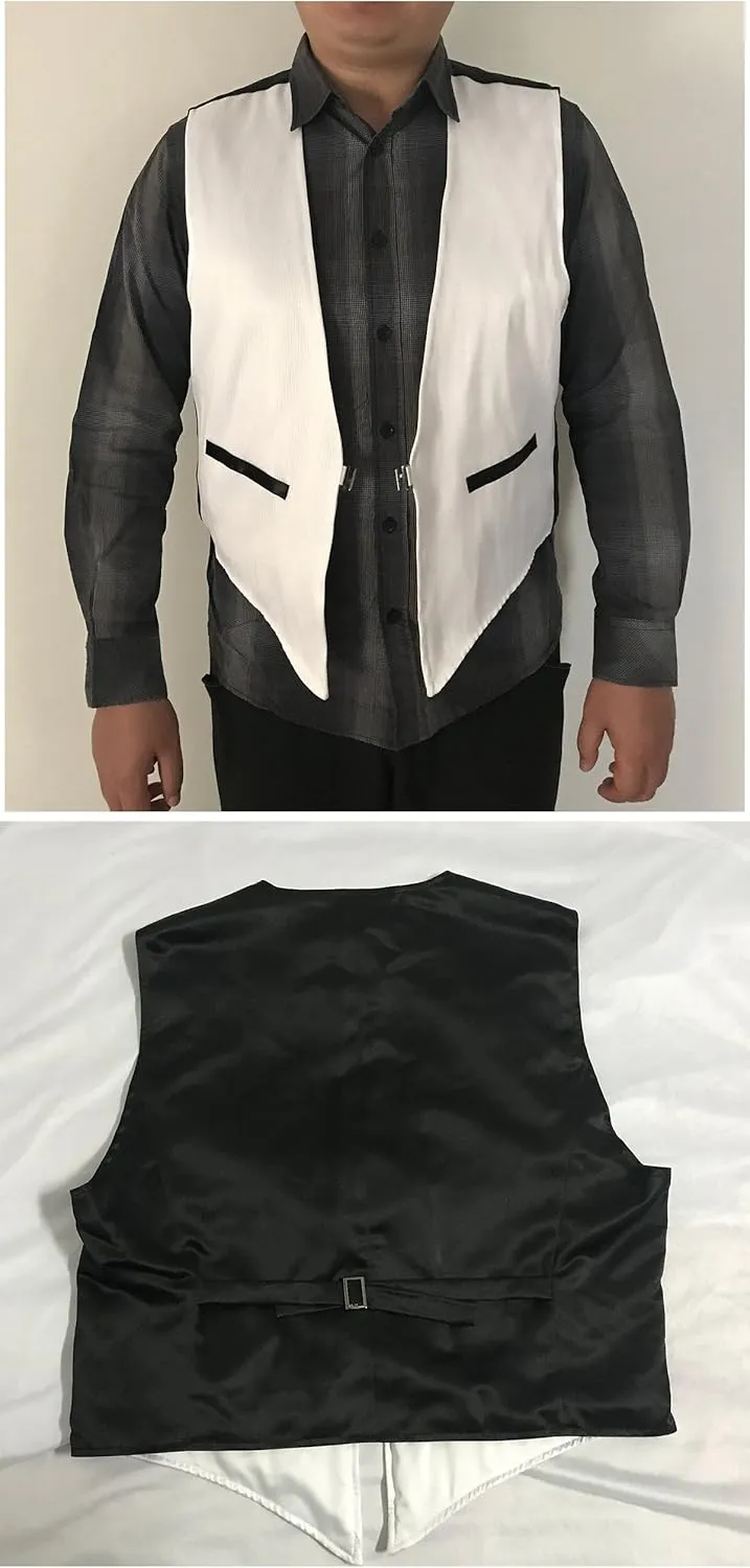 LED Fiber Optic Waistcoat Light up Vest for Men Fashion Glow in the Dark Luminous Vest,Mobile APP Control
