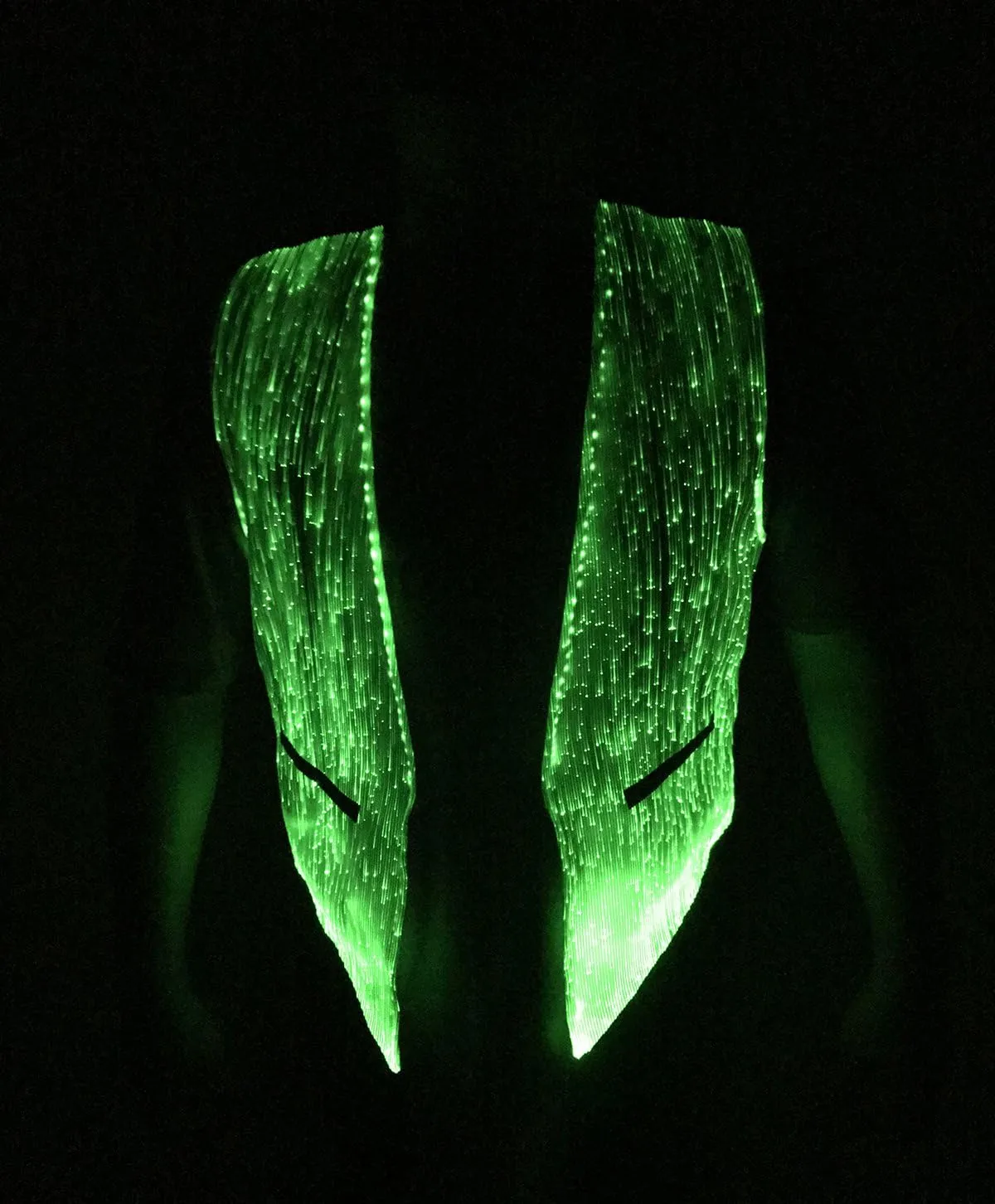 LED Fiber Optic Waistcoat Light up Vest for Men Fashion Glow in the Dark Luminous Vest,Mobile APP Control
