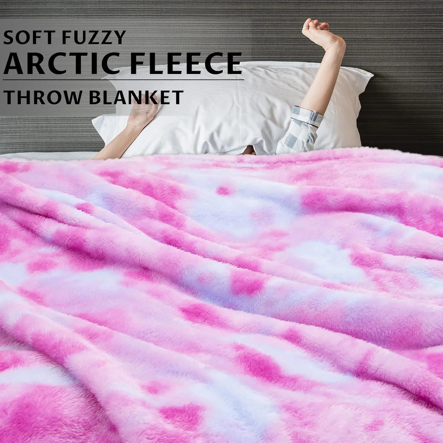 MUGD Soft Blankets Fleece Soft Fuzzy Throw Blanket Kids Warm Throw Blanket for Bed