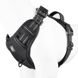 No Pull Dog Harness Release on Neck Reflective Adjustable No Choke Pet Vest with Front & Back 2 Leash Attachments Soft Control Training Handle for Small Medium Large Dogs