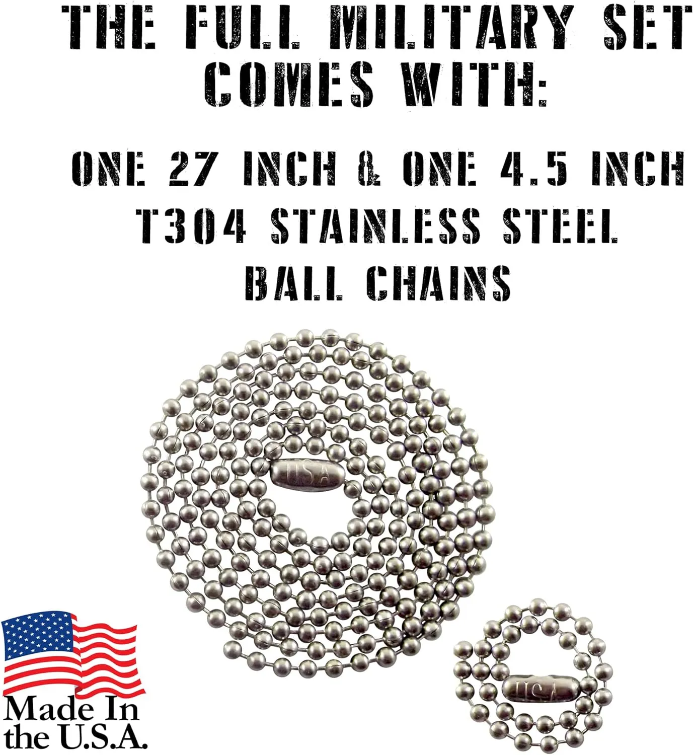 Personalized Military Dog Tags with Silencers and Stainless Steel Chains, Blue Aluminum