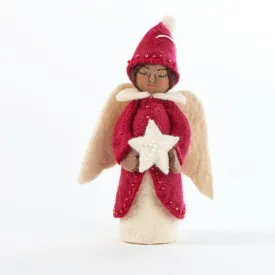 Plum Star of Peace Angel