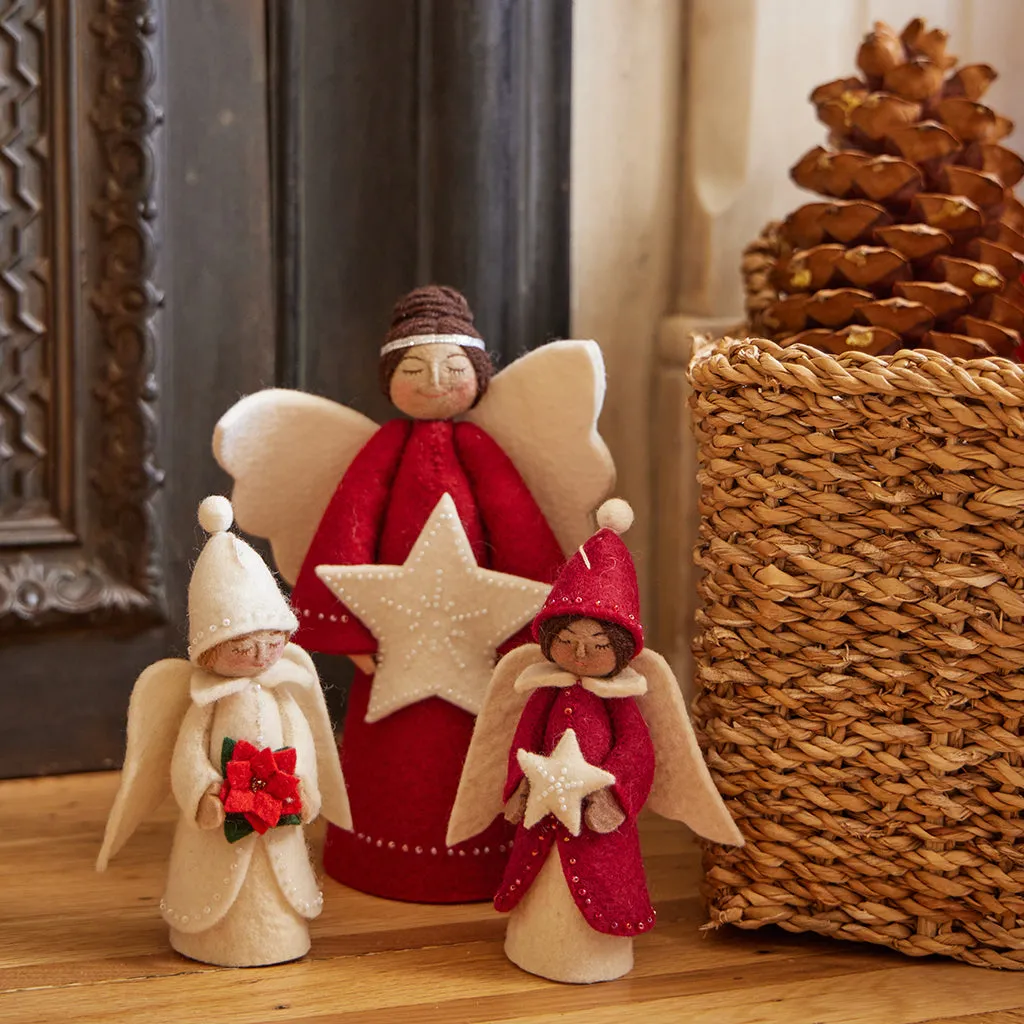 Plum Star of Peace Angel