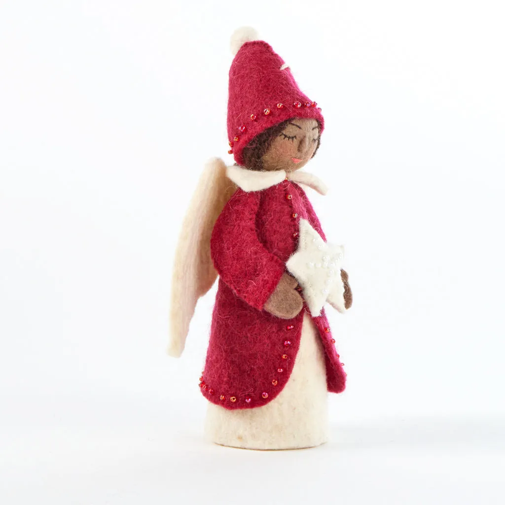 Plum Star of Peace Angel