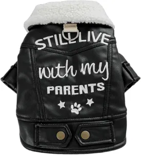 Small Dog Winter Denim Jacket Fleece Lined Puppy Cute Jean Clothes Cold Weather Dog Cozy Warm Coats Chihuahua Yorkie Stylish Clothes Christmas Holiday Birthday Dog Outfits